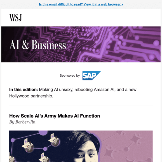 Wall Street Journal AI Newsletter September 2024